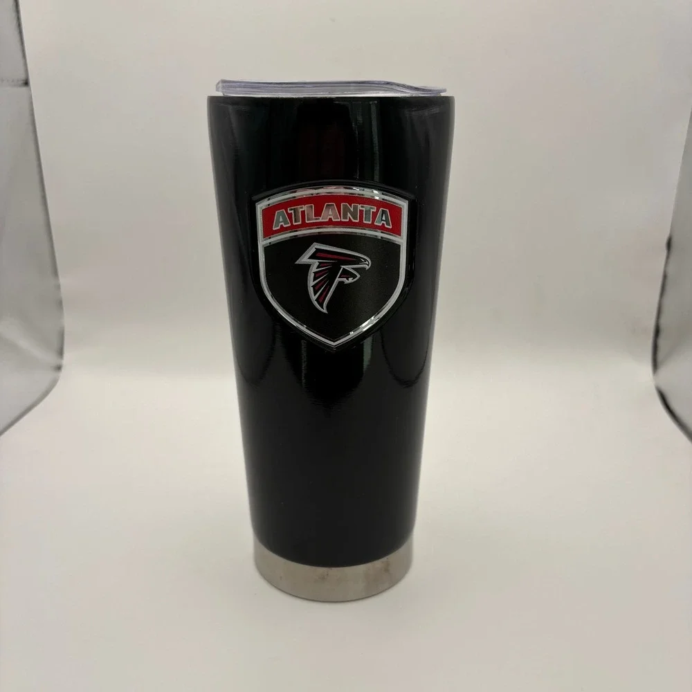 Atlanta‎ Falcons NFL Insulated Tumbler Cup Travel Mug Lid Stainless Steel